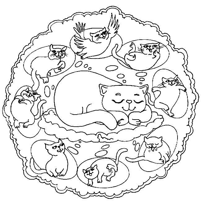 Mandalas Animaux 105